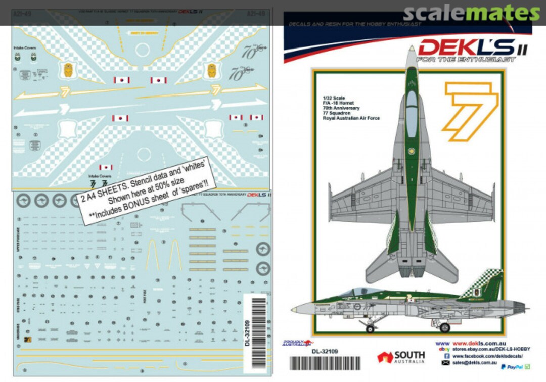 Boxart F/A-18 Hornet DL32109 DEKL's