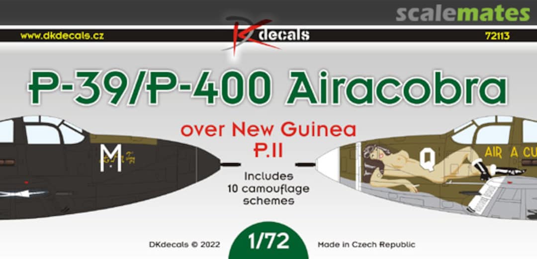 Boxart P-39/P-400 Airacobra 72113 DK Decals