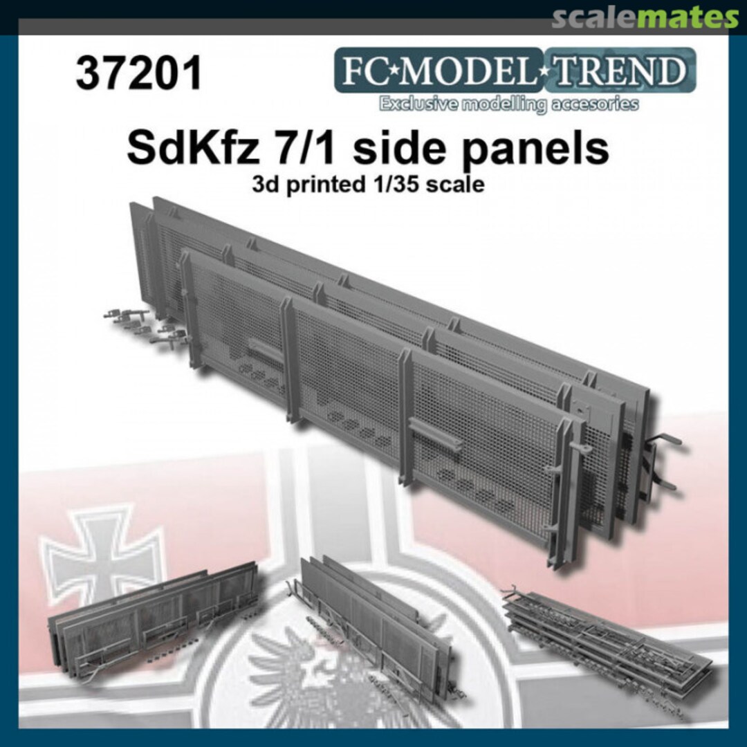 Boxart Sd.Kfz 7/1 side panels 37201 FC Model Trend