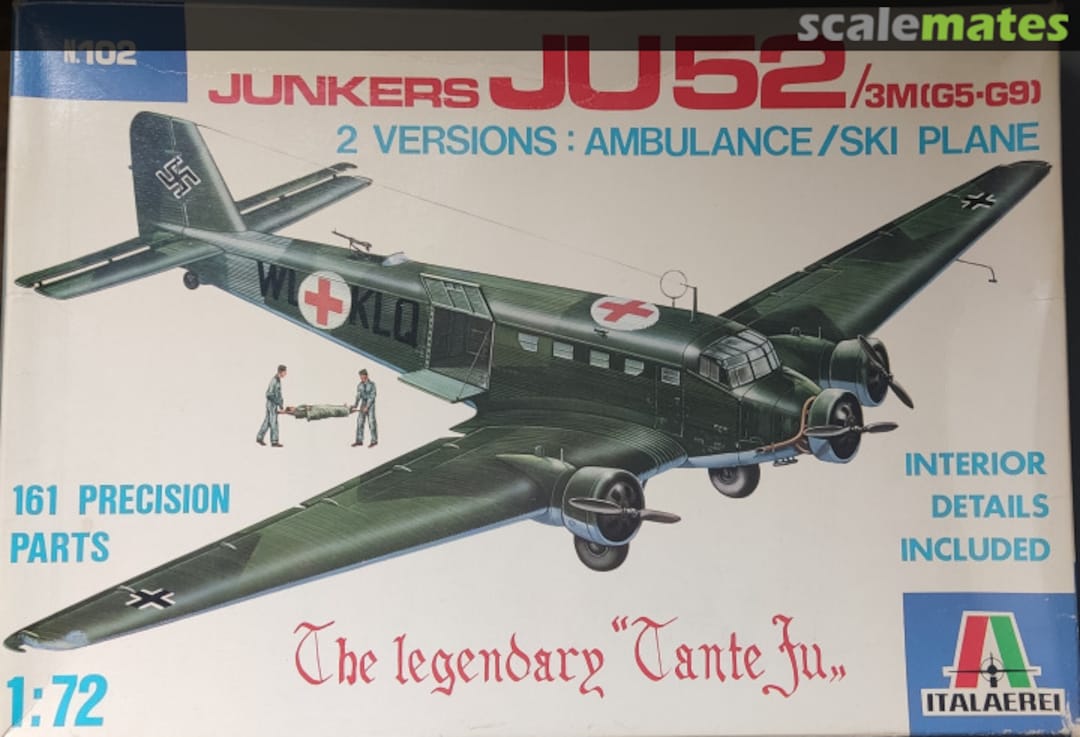 Boxart Junkers Ju 52/3m (G5-G9) 102 Italaerei