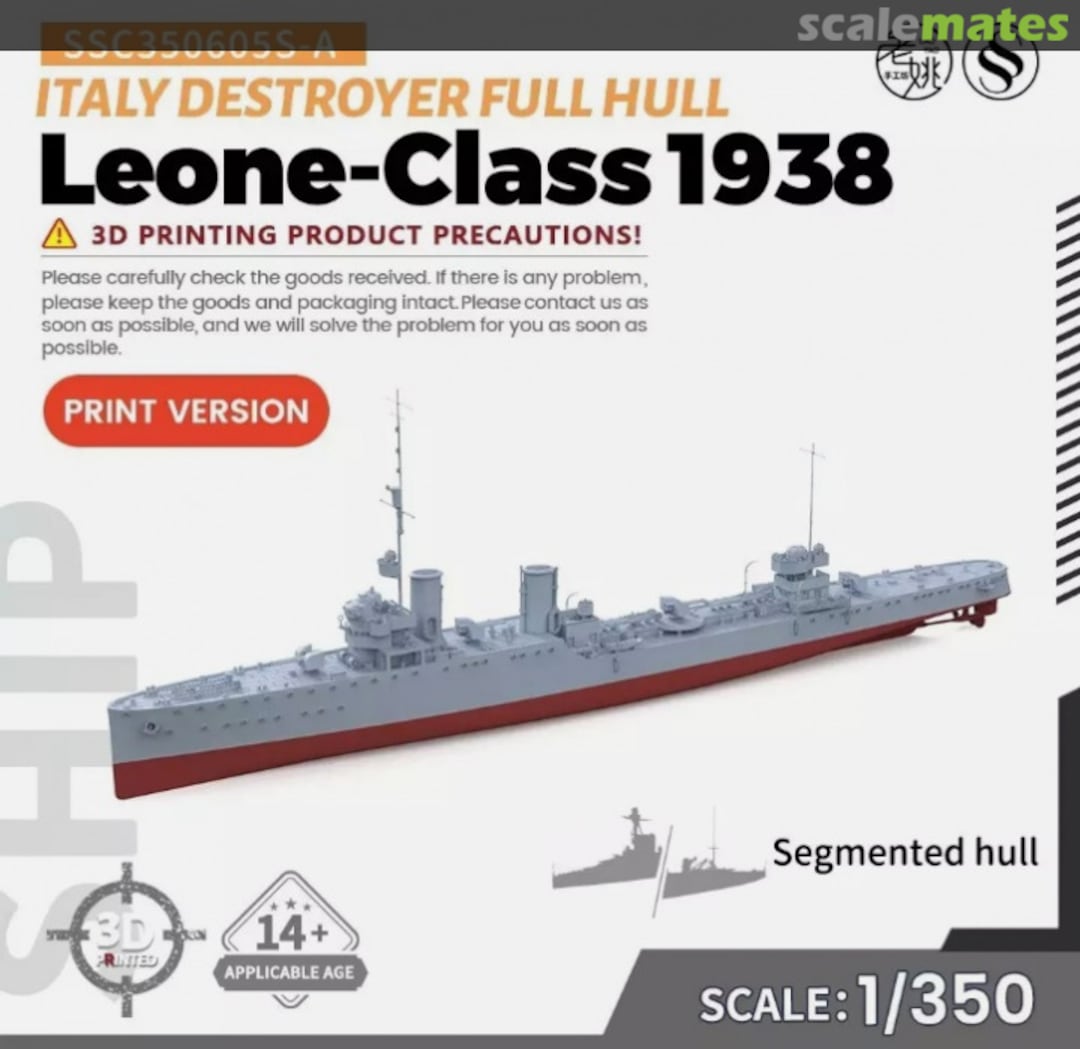 Boxart Leone-Class 1938 SSC350605S-A SSMODEL