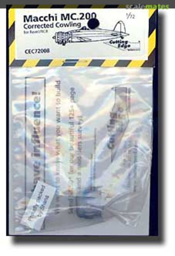 Boxart Macchi MC.200 Corrected Cowling CEC72008 Cutting Edge Modelworks