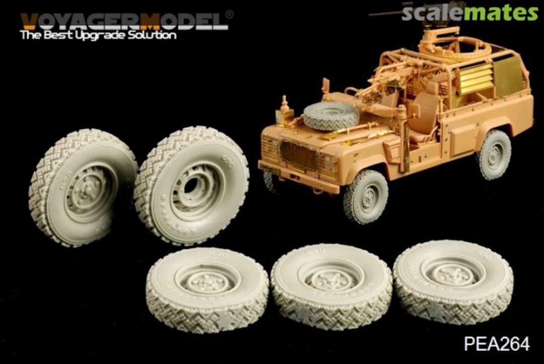 Boxart Land Rover Weighted Road Wheels (G90) Type.1 PEA264 Voyager Model