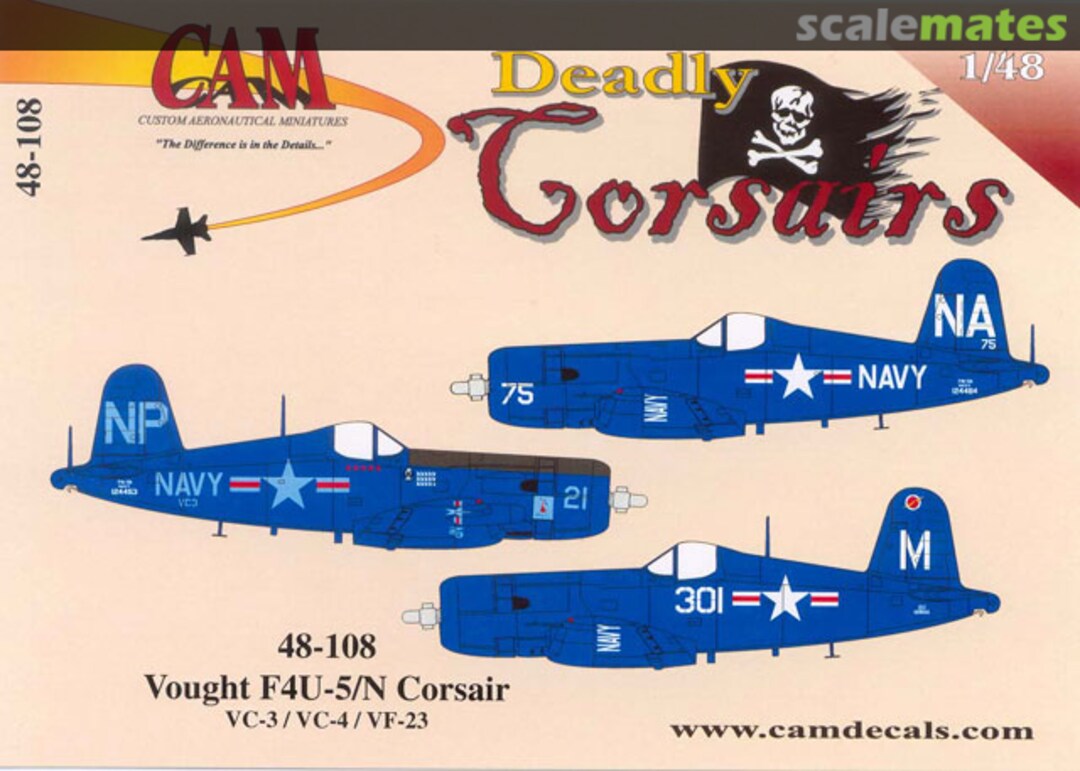 Boxart Deadly Corsairs 48-108 CAM