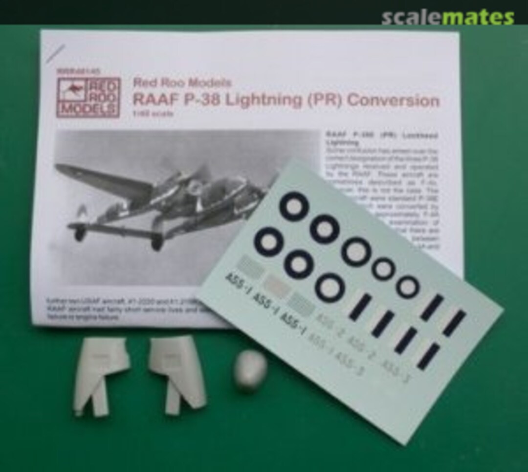 Boxart RAAF P-38 Lightning (PR) Conversion RRR48145 Red Roo Models