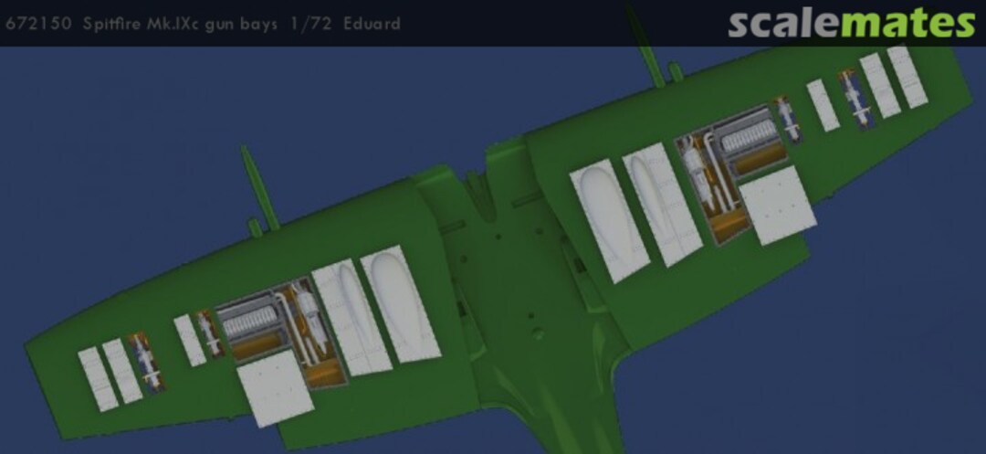 Boxart Spitfire Mk.IXc gun bays 672150 Eduard