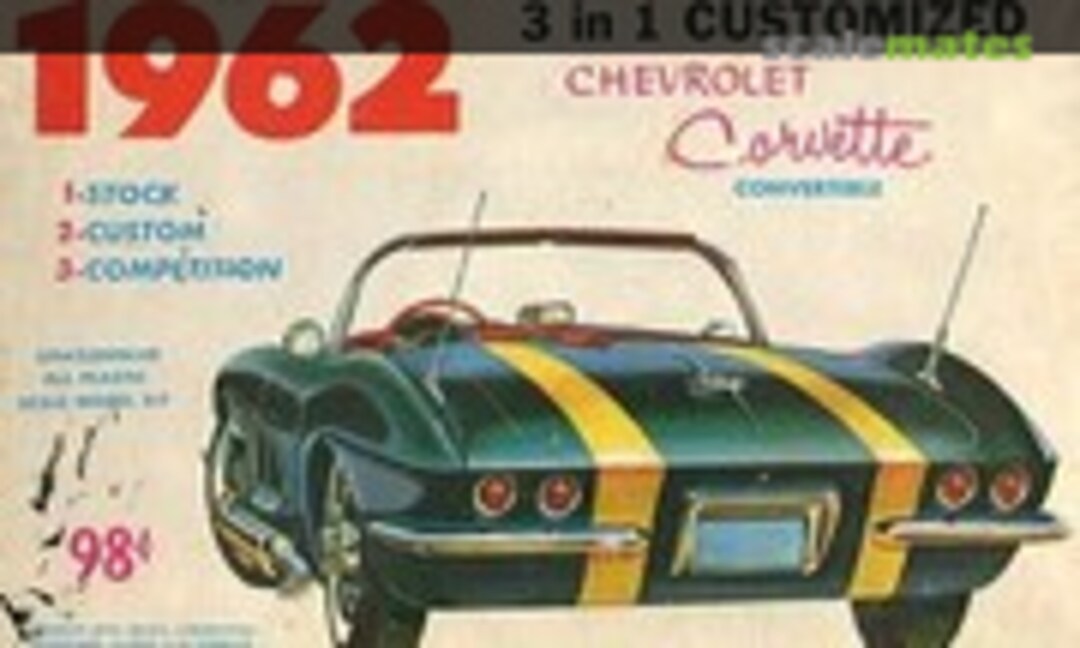 1:24 1962 Chevrolet Corvette Convertible (Palmer Plastics 6221)