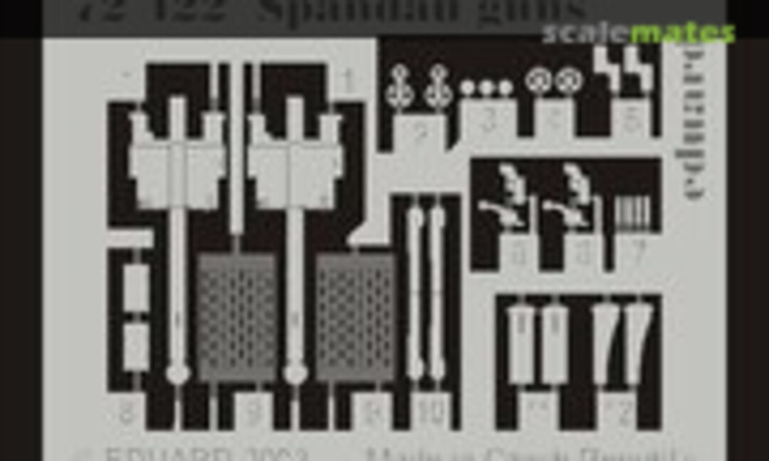 1:72 Spandau Guns WWI (Eduard 72422)