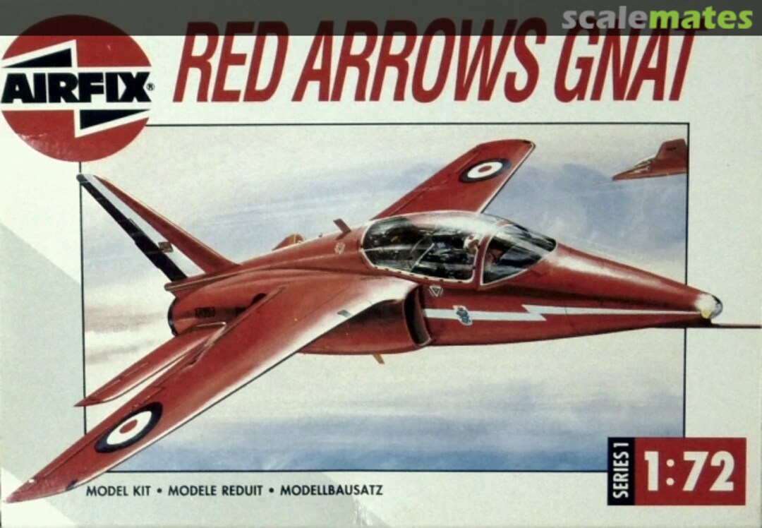 Boxart Red Arrows Gnat 01036 Airfix