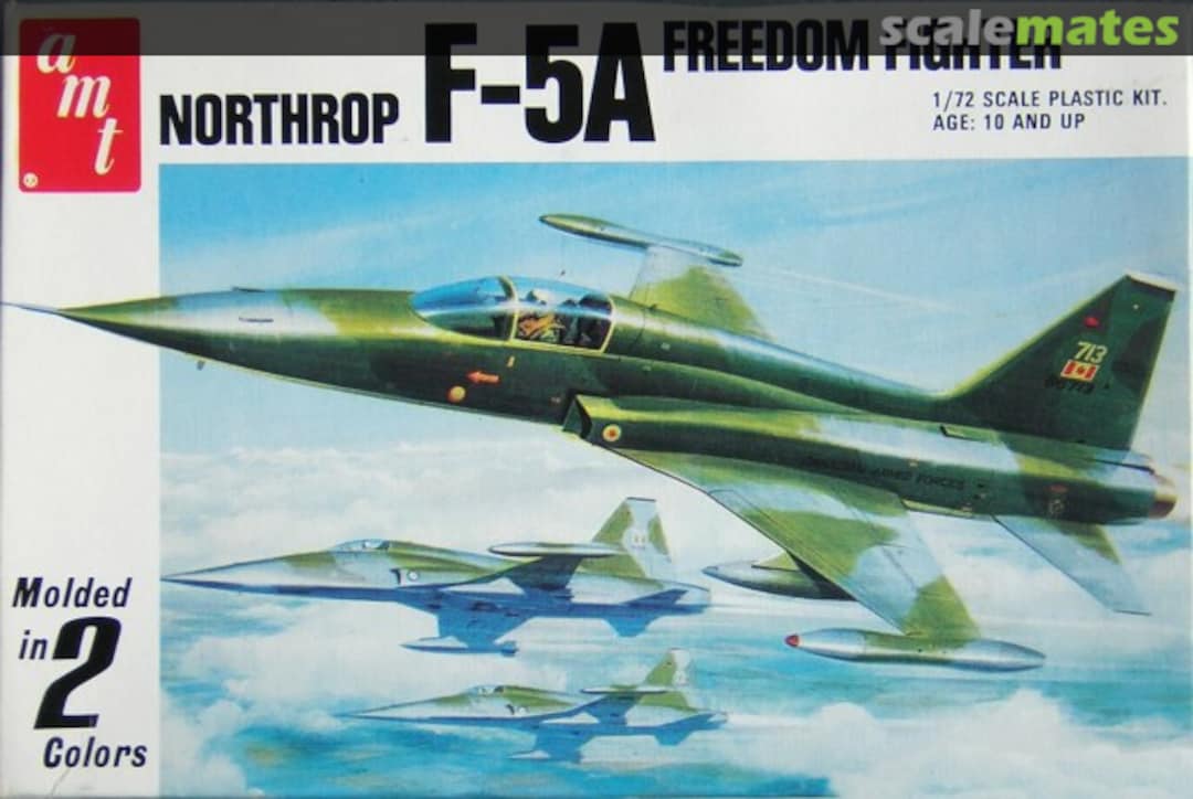 Boxart Northrop F-5A Freedom Fighter 7104 Matchbox/AMT