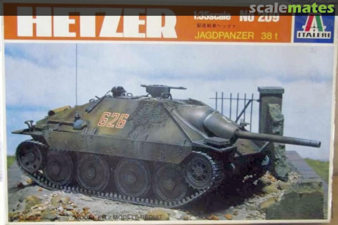 Boxart Hetzer 209 Italeri