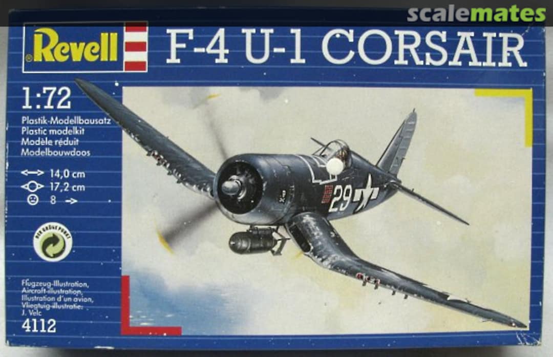 Boxart F-4 U-1 Corsair 4112 Revell