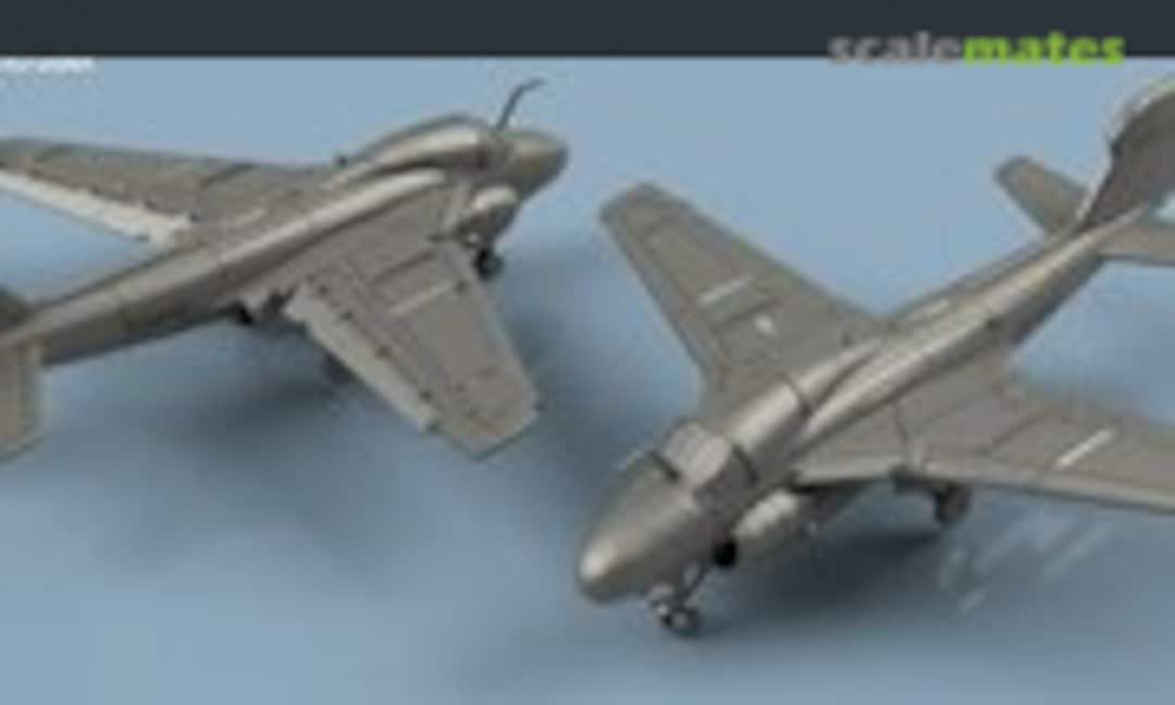 1:350 EA-6A Electric Intruder unfolded wings (5 planes) (L'Arsenal 3D350156)