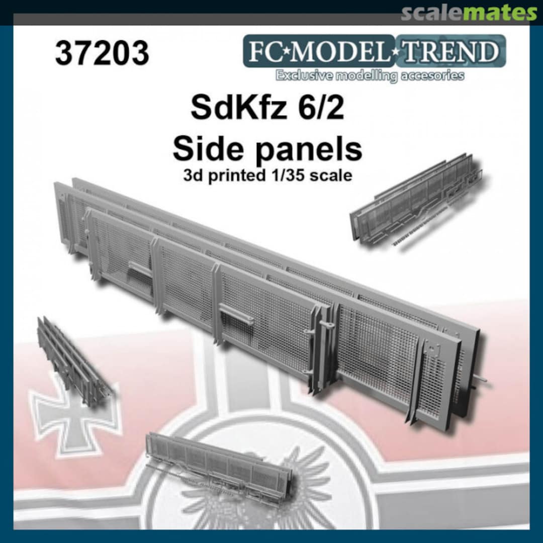 Boxart Sd.Kfz 6/1 side panels2 37203 FC Model Trend