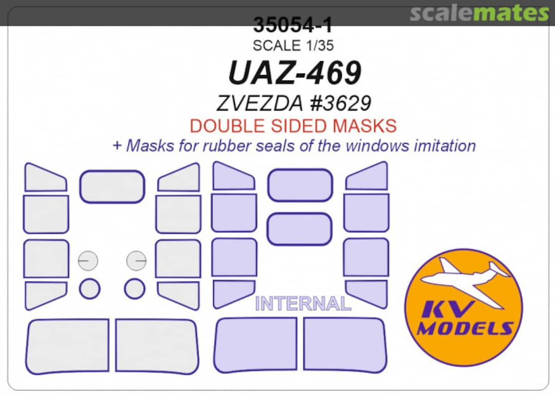 Boxart UAZ-469 (Double sided) 35054-1 KV Models