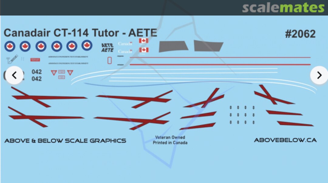 Boxart Canadair CT-114 Tutor 2062 Above & Below Graphics