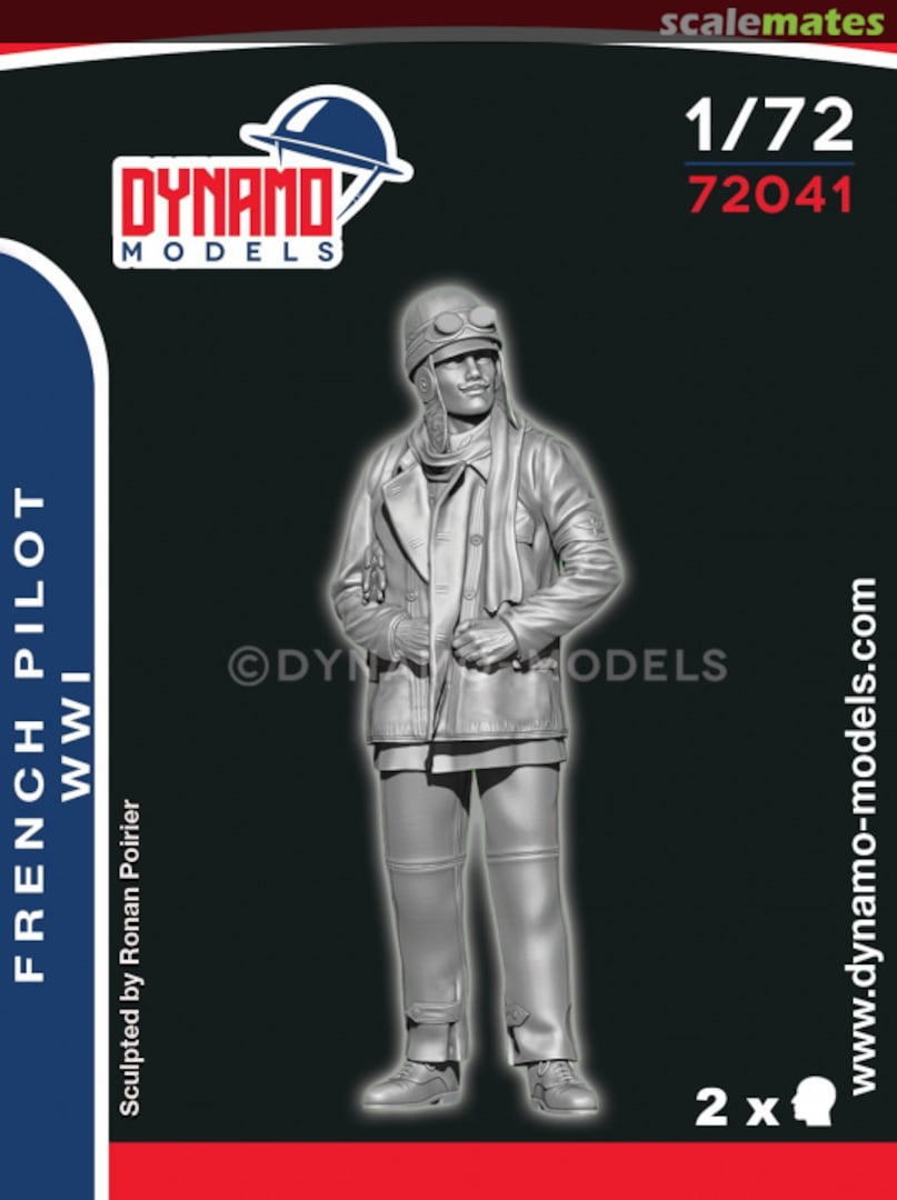 Boxart French Pilot WWI 72041 Dynamo Models