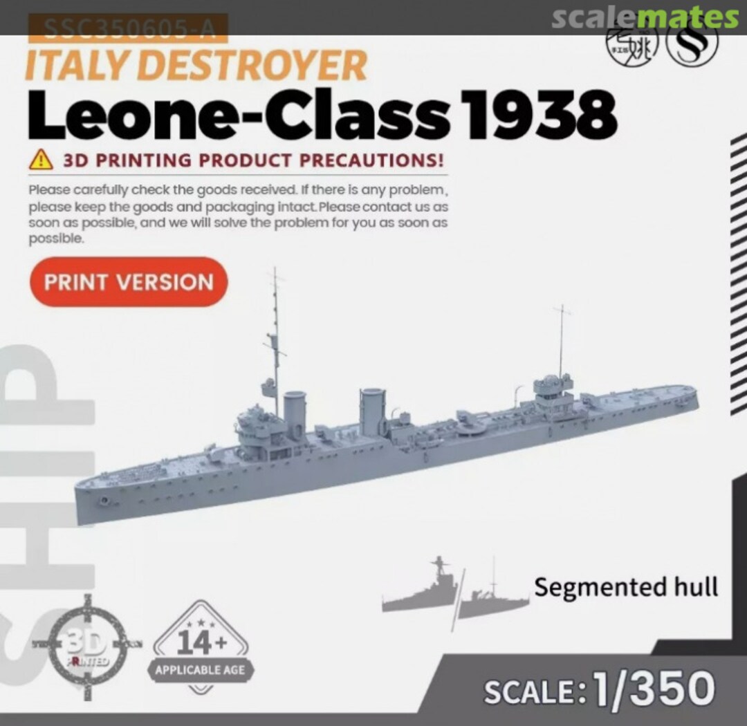 Boxart Leone-Class 1938 SSC350605-A SSMODEL