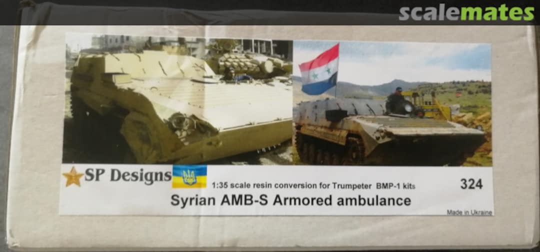 Boxart Syrian AMB-S Armoured Ambulance 324 SP Designs