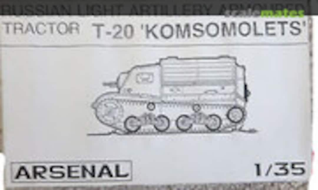 1:35 Russian Light Artillery Armoured Tractor T-20 Komsomolets (Arsenal (RU) unknown)