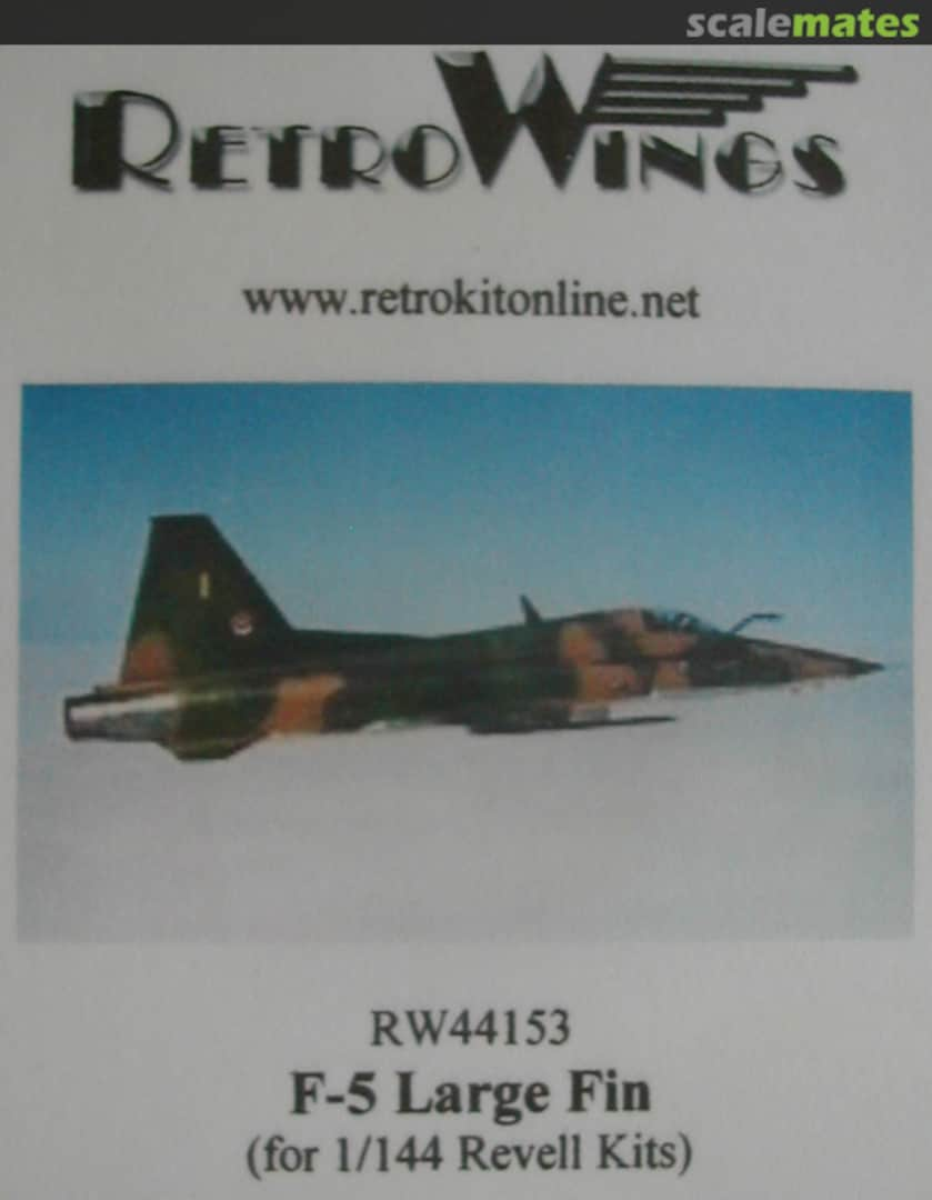 Boxart F-5 Large Fin RW44153 RetroWings