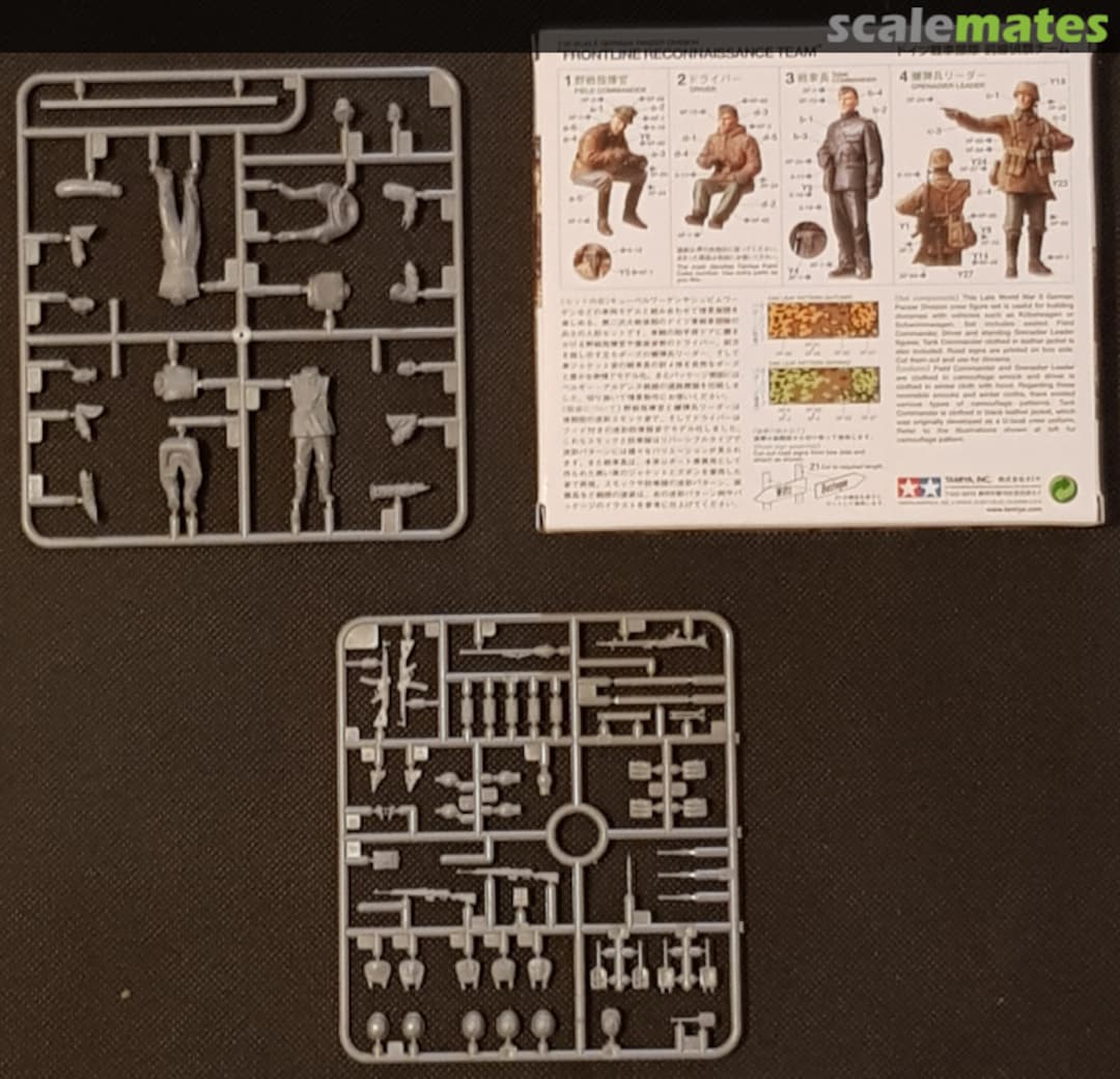 Contents Panzer Division 'Frontline Reconnaissance Team' 35253 Tamiya