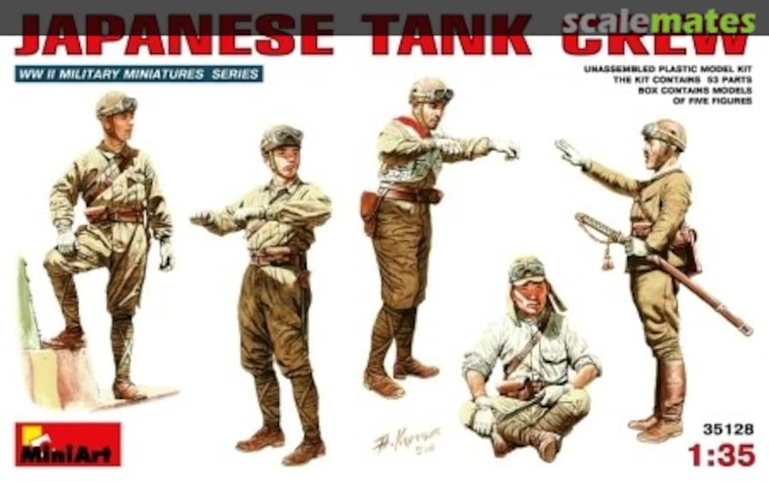 Boxart Tank Crew 35128 MiniArt