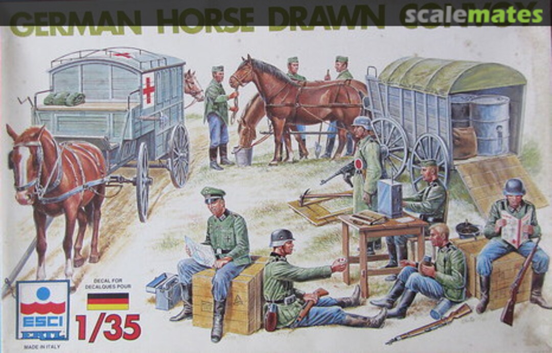 Boxart Horse Drawn Convoy 5047 ESCI/ERTL