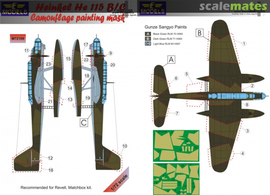 Boxart Heinkel He 115 B/C M72109 LF Models