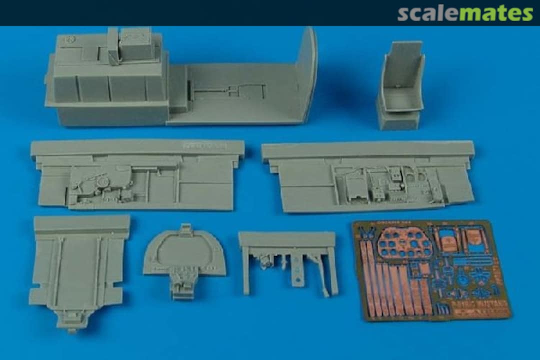 Boxart P-51B/C Mustang cockpit set 2079 Aires