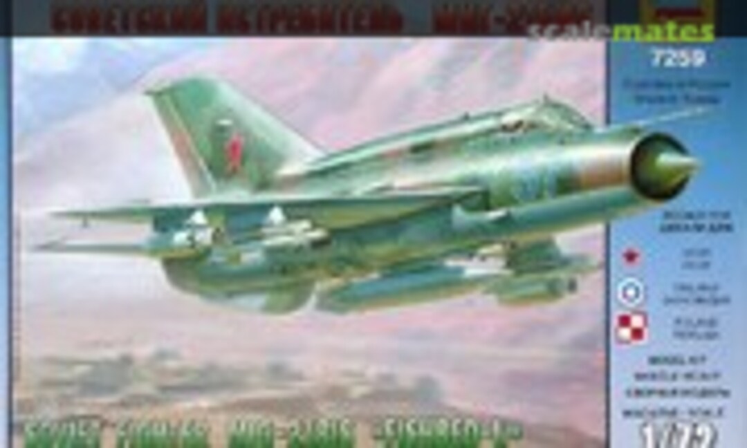 1:72 MiG-21bis &quot;Fishbed-L&quot; (Zvezda 7259)