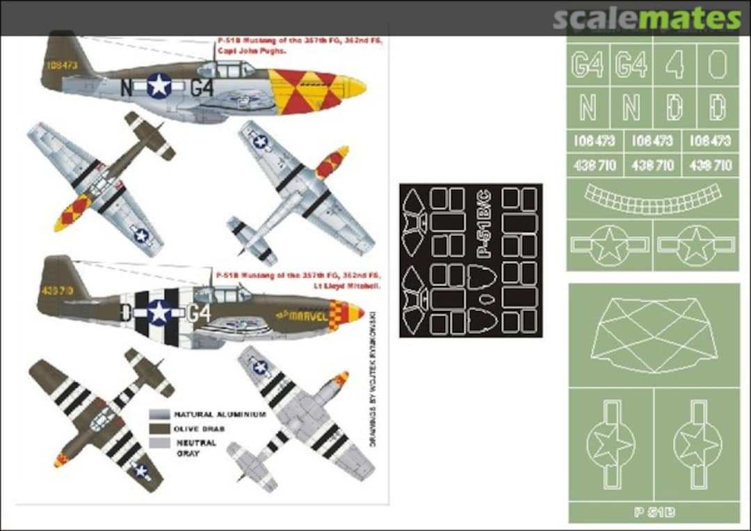 Boxart P-51B Mustang K32131 Montex