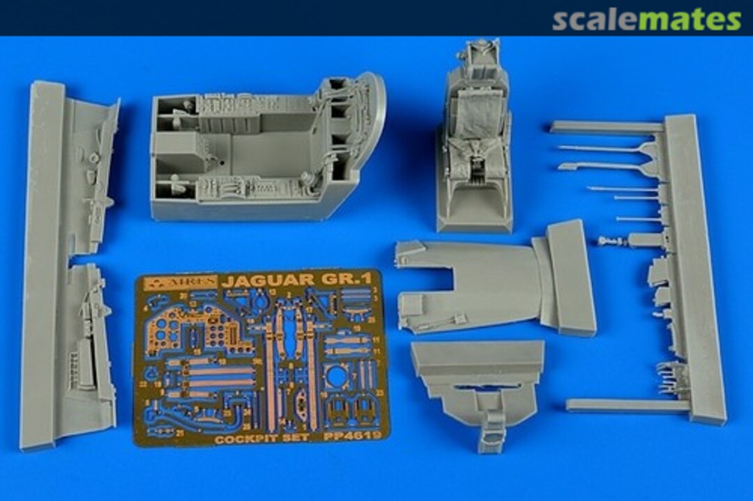 Boxart Sepecat Jaguar GR.1 cockpit set 4619 Aires