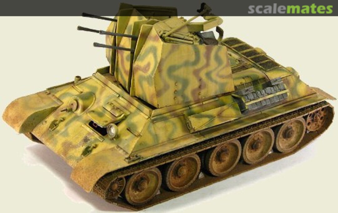 Boxart T34 / 20mm Flakvierling of s.Pz.Jag.Abt 653 GAS48052K Gaso.line