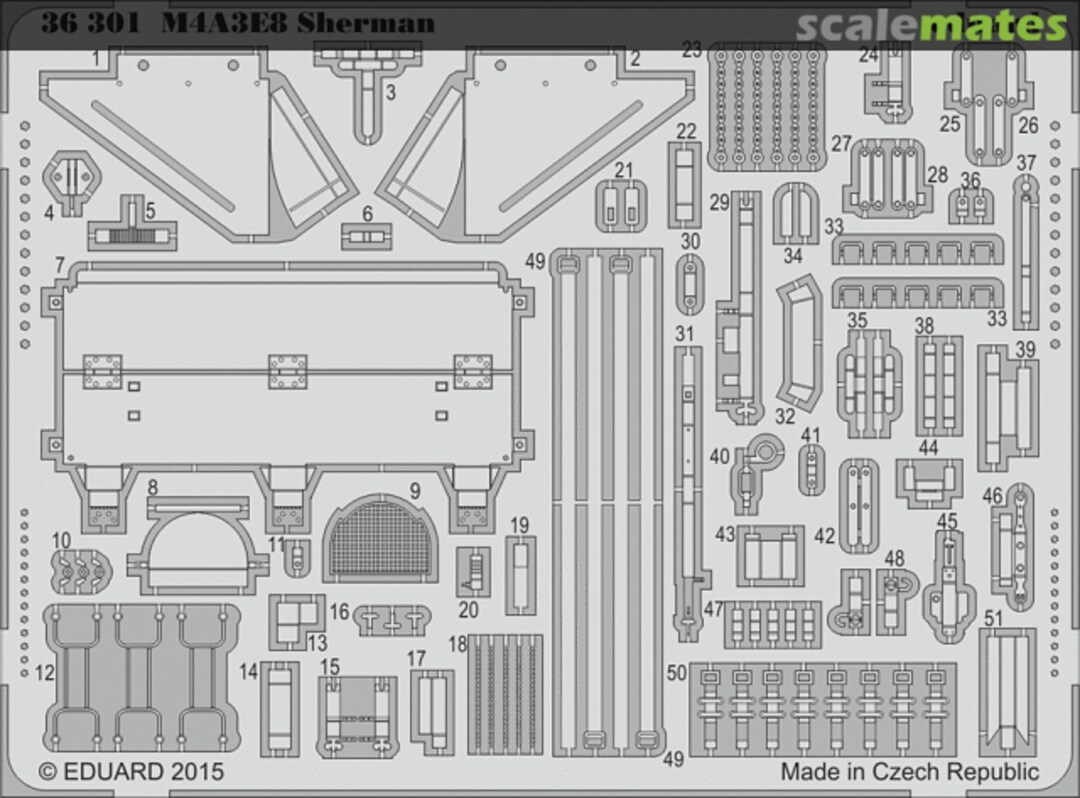 Boxart M4A3E8 Sherman 36301 Eduard