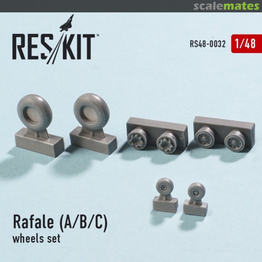 Boxart Rafale (A/B/C) - Wheels Set RS48-0032 ResKit