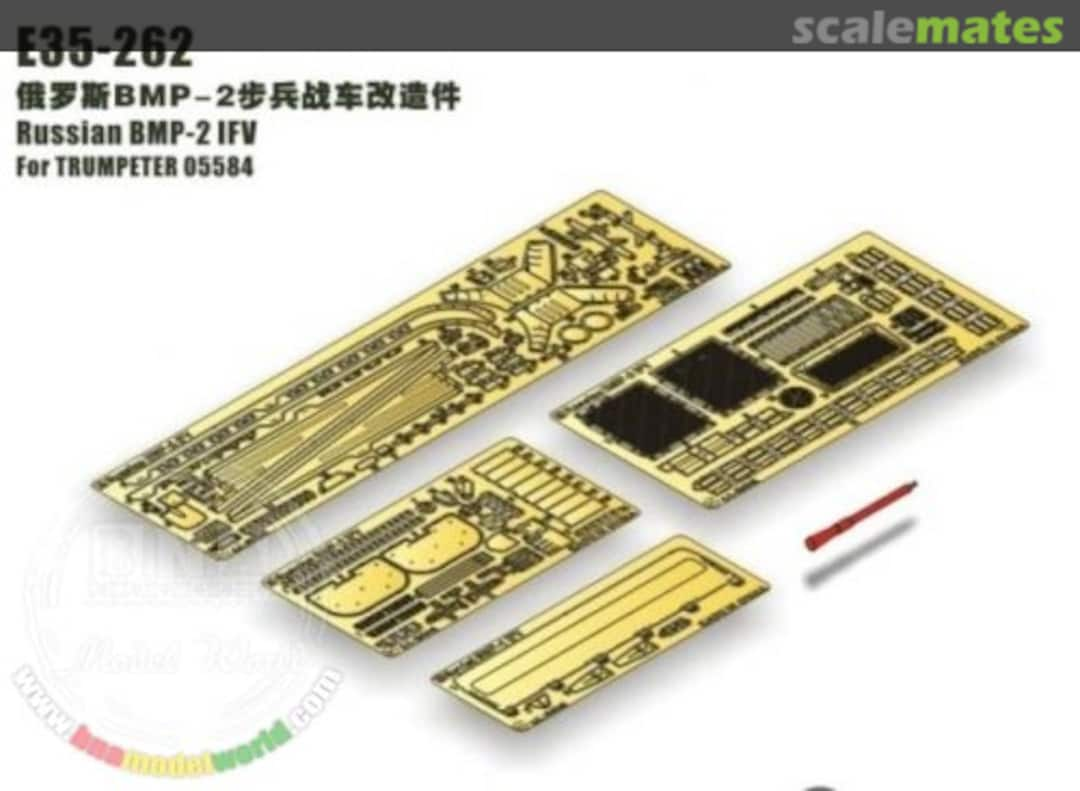 Boxart Russian Infantry Fighting Vehicle BMP-2 IFV Detail Set E35-262 E.T. Model