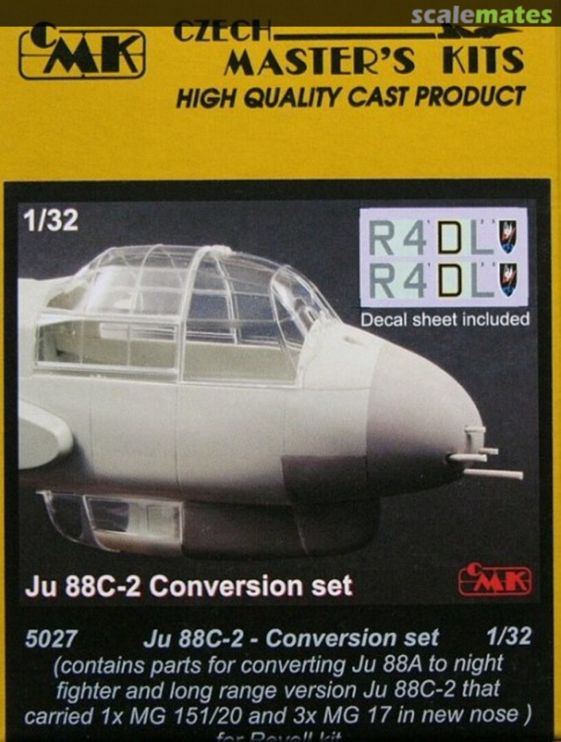 Boxart Junkers Ju 88C Conversion set 5027 CMK