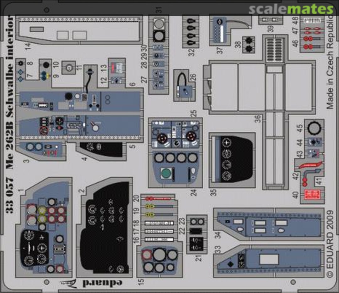 Boxart Me 262B Schwalbe interior 33057 Eduard