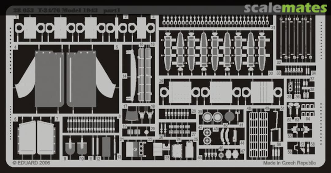 Boxart T-34/76 Model 1943 28 053 Eduard