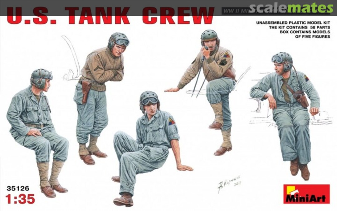 Boxart Tank Crew 35126 MiniArt