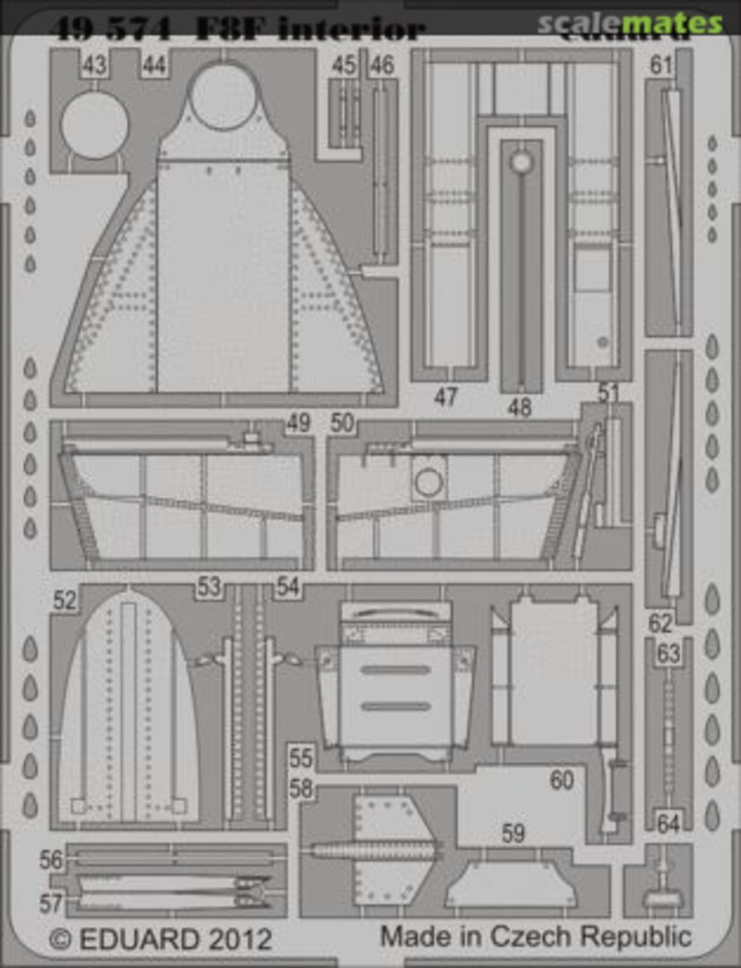 Boxart F8F Bearcat - Interior S.A. 49574 Eduard