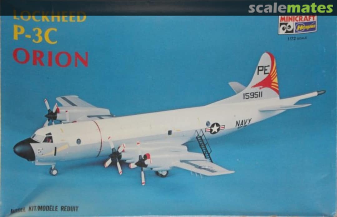 Boxart Lockheed P-3C ORION 1147 Minicraft Hasegawa