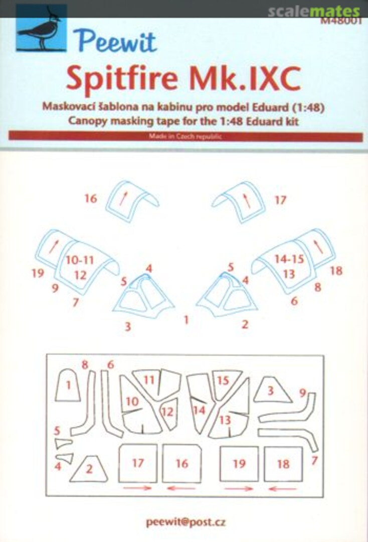 Boxart Spitfire Mk.IXC M48001 Peewit