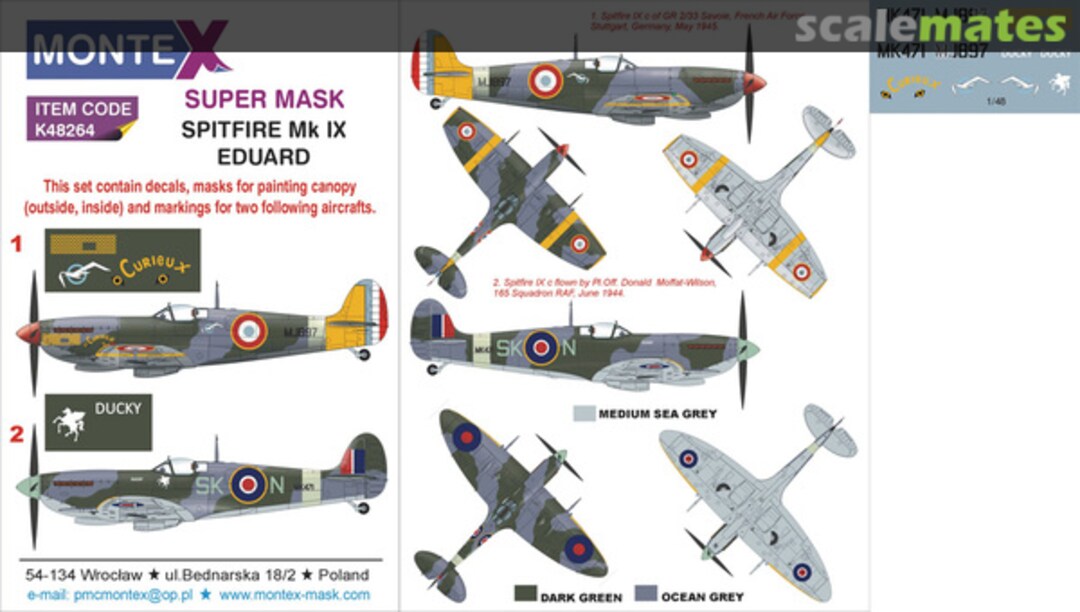 Boxart Spitfire Mk.IX K48264 Montex