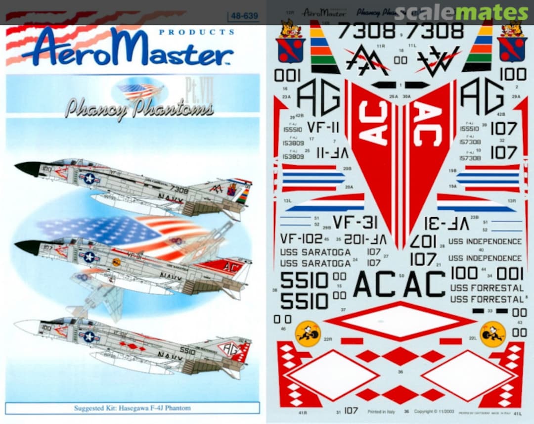 Boxart Phancy Phantoms Pt. VII 48-639 AeroMaster