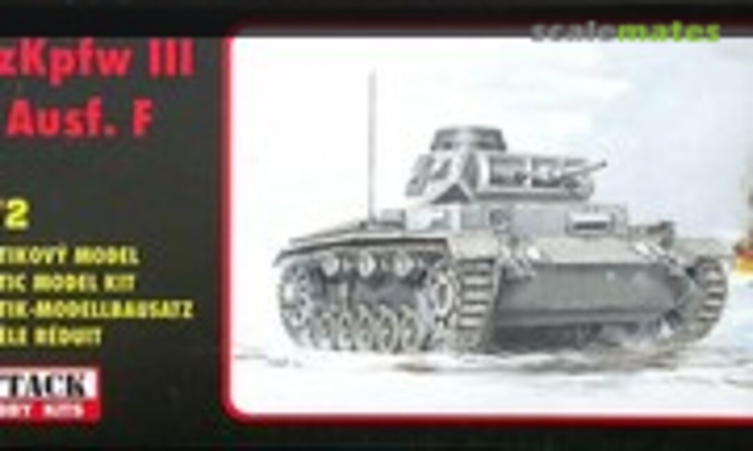 1:72 PzKpfw III Ausf. F (Attack Hobby Kits 72825)