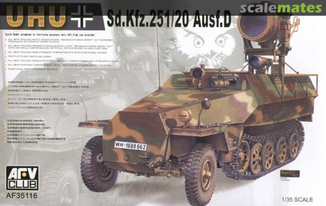 Boxart Sd.Kfz. 251/20 Uhu AF35116 AFV Club