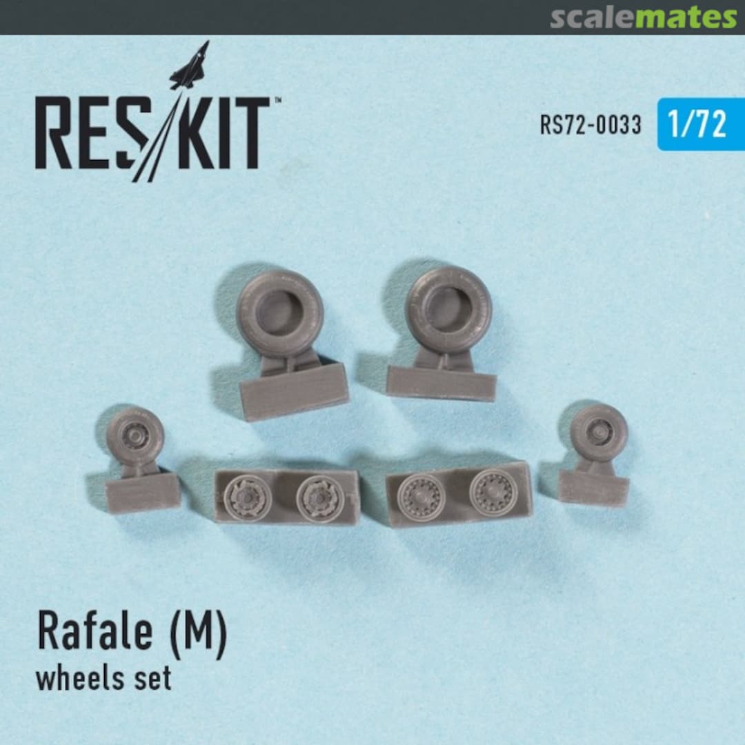 Boxart Rafale (M) - wheels set RS72-0033 ResKit