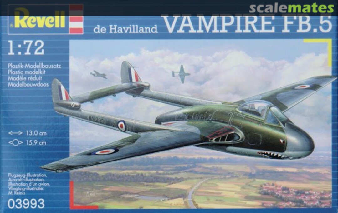 Boxart de Havilland Vampire FB.5 03993 Revell